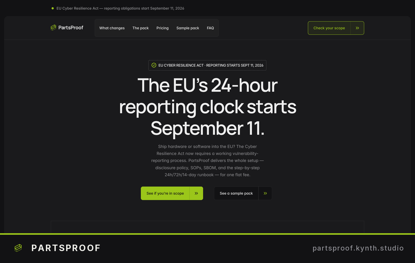 partsproof — live